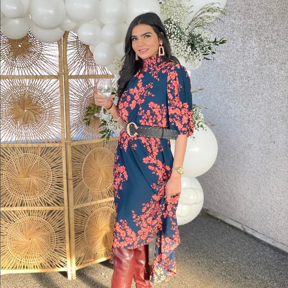 Printed dress, small size , party wear. - Picture 1 of 2